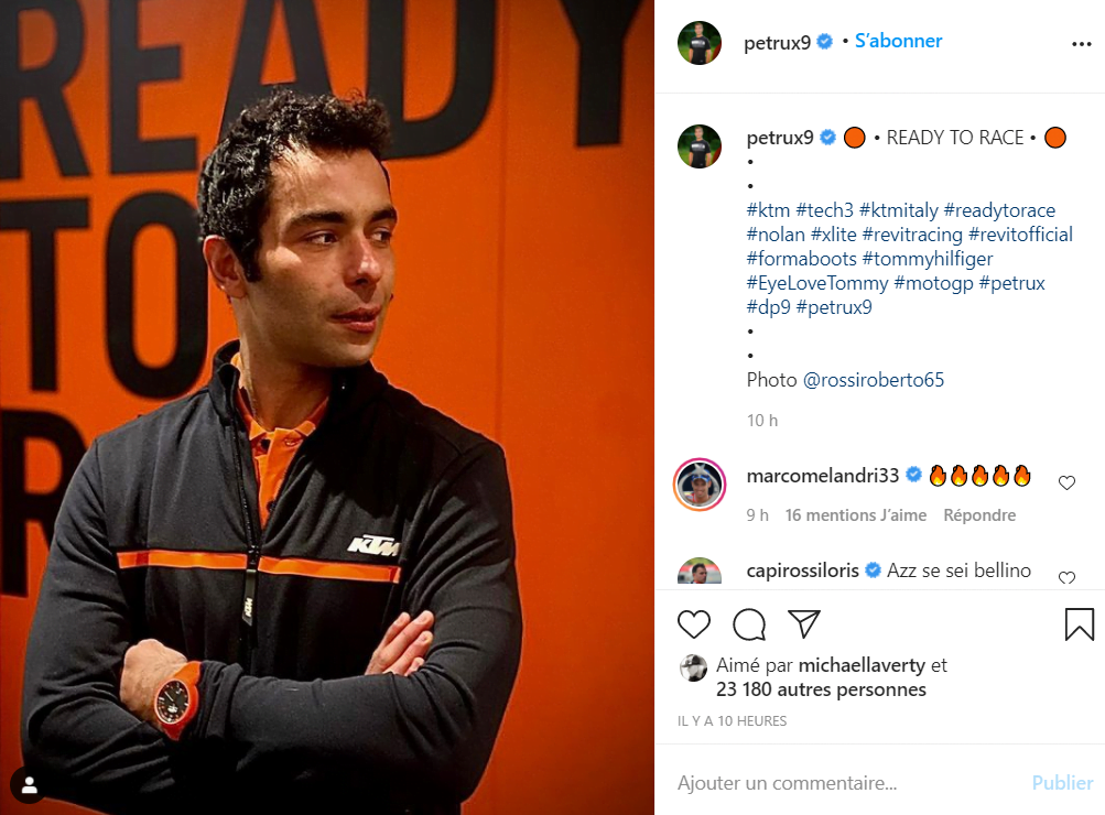 Petrucci est définitivement en orange ...