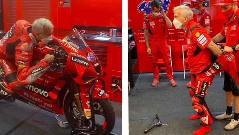 Test Qatar 2, la bonne ambiance est de mise chez Ducati ...