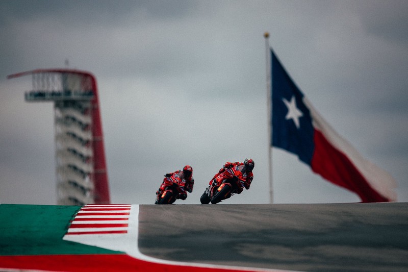Francesco Bagnaia Marc Marquez Austin