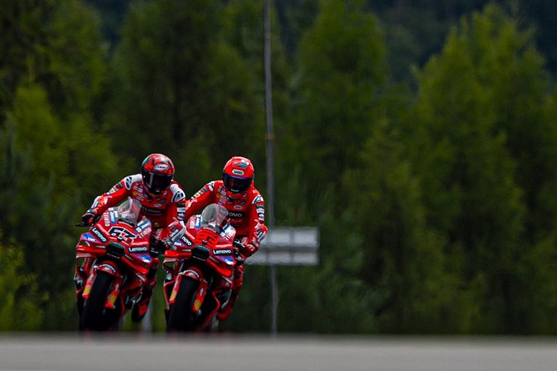 Francesco Bagnaia Marc Marquez Brno