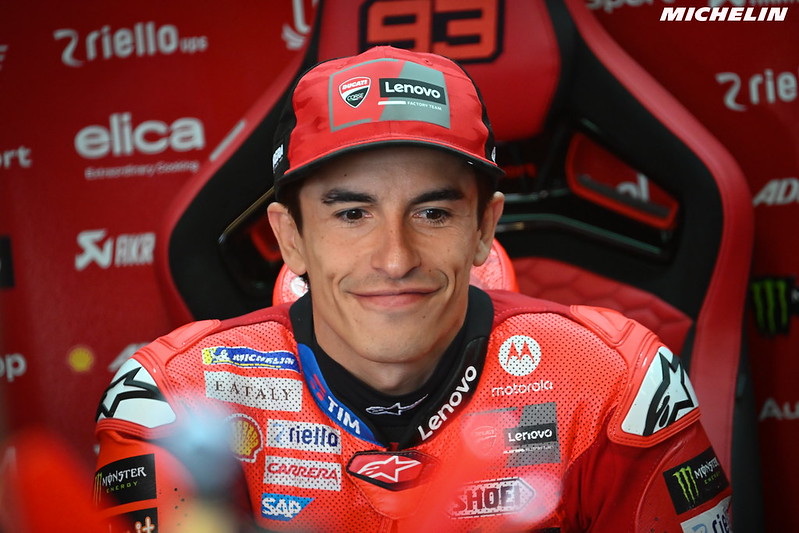 Marc Marquez fessée
